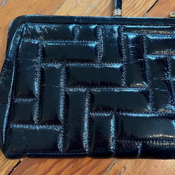 HOBO Unique Large Rectangle Textured Shiny Clutch - Picture 11 of 11